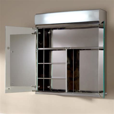 delview stainless steel lighted medicine cabinet with mirror|dual led medicine cabinets.